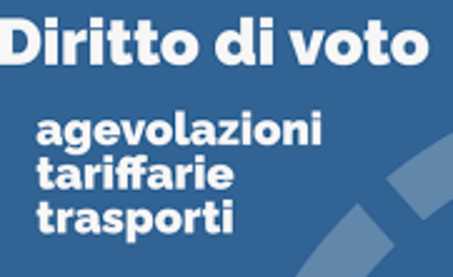 Agevolazioni tariffarie per elettori all'estero-Elezioni dei membri del Parlamento europeo spettanti all'Italia di sabato 8 giugno e domenica 9 giugno 2024