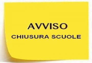 Ordinanza chiusura dei plessi scolastici di Regnano e San Giovanni 