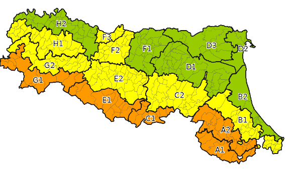 Allerta gialla per il 27 e 28 settembre