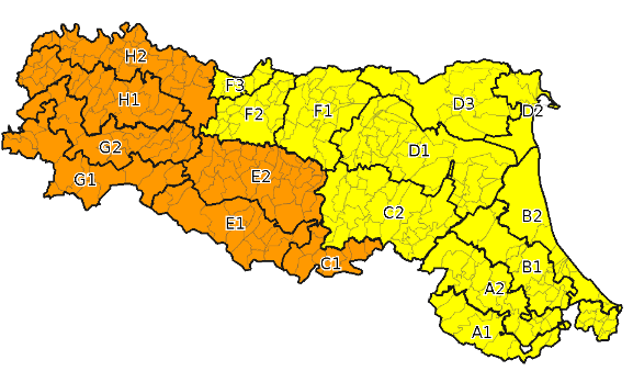 Allerta arancione per oggi 17 ottobre